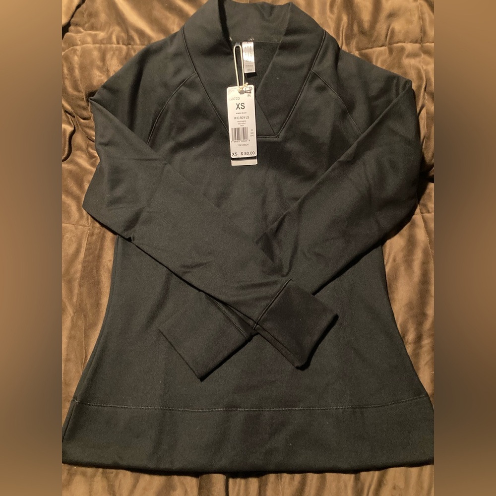 Adidas brand, new with tags, size XS, Women's V-Neck long Sleeve, comfortable